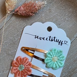 haarspeldjes bloemetjes