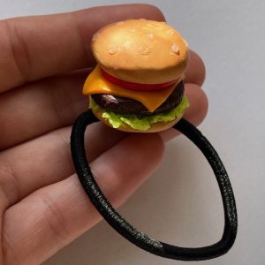 cheeseburger haarelastiek