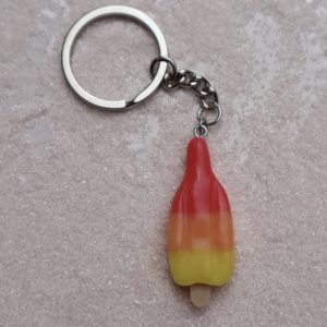Raketijs sleutelhanger